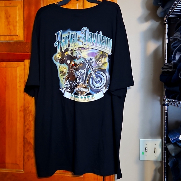 NWT Harley-Davidson Jamacia Black Short Sleeve Tee - Picture 4 of 8